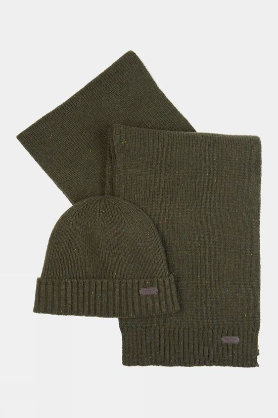 Mens Carlton Fleck Beanie And Scarf Gift Set