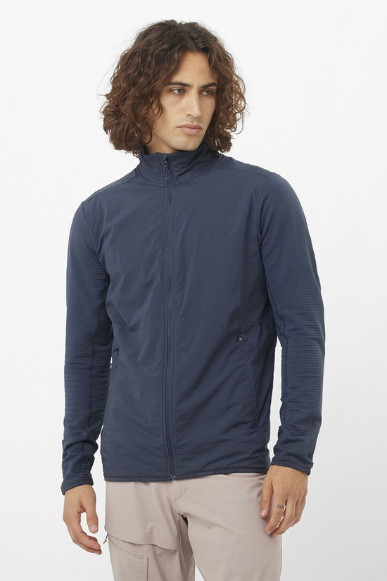 Mens Essential Lightwarm Hybrid Midlayer Jacket