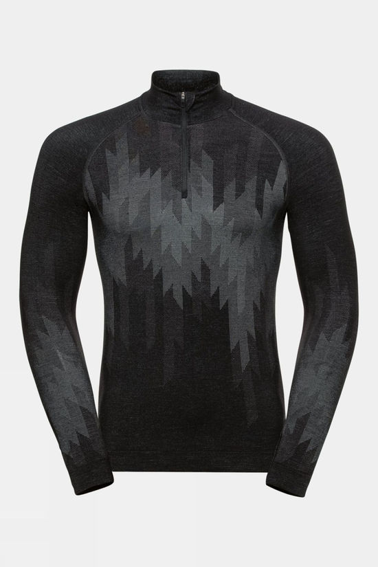 Mens Kinship 200 Long Sleeve Half Zip Base Layer Top