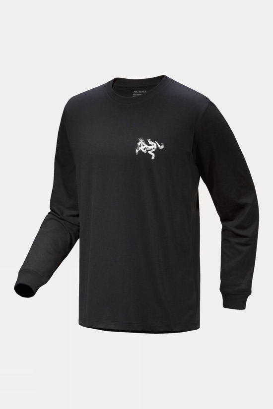 Mens Kragg SL Cotton Bird Tile Long Sleeve T-Shirt