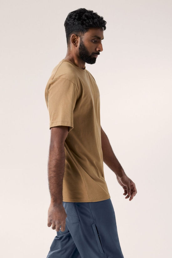 Mens Kragg SL Cotton Bird Word Short Sleeve T-Shirt