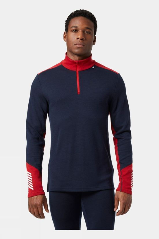 Mens Lifa Merino Midweight Half-Zip Base Layer Top