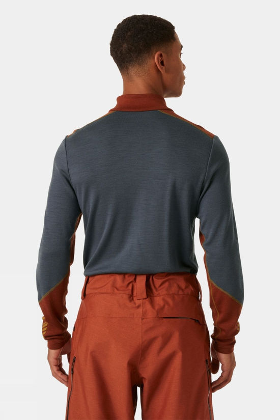 Mens Lifa Merino Midweight Half-Zip Base Layer Top