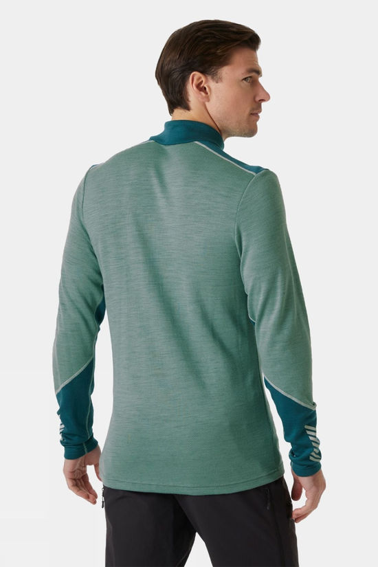 Mens Lifa Merino Midweight Half-Zip Base Layer Top