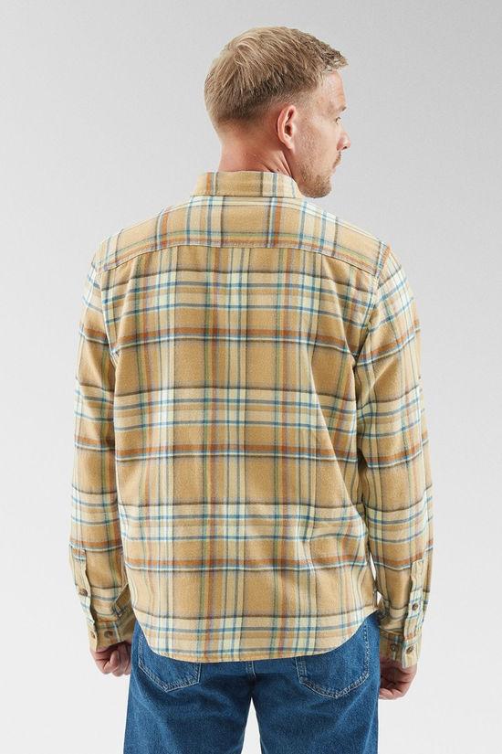 Mens Long Sleeved Lightweight Fjord Flannel Shirt