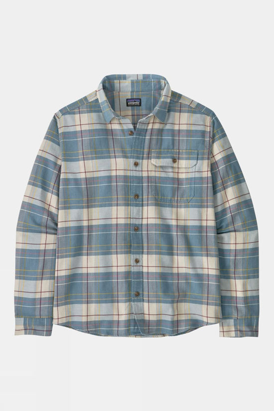 Mens Long Sleeved Lightweight Fjord Flannel Shirt