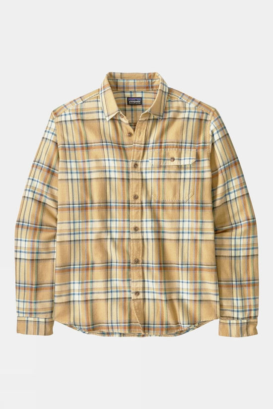 Mens Long Sleeved Lightweight Fjord Flannel Shirt