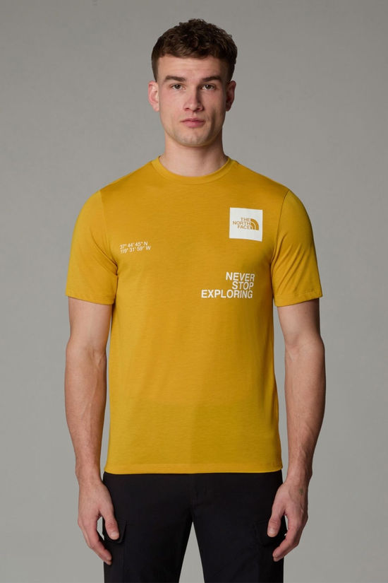 Mens Mountain Foundation Coordinates T-Shirt