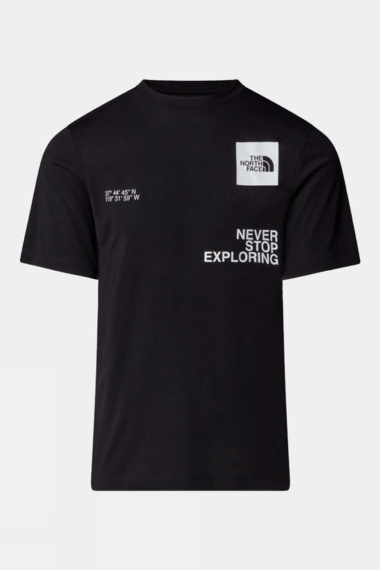 Mens Mountain Foundation Coordinates T-Shirt