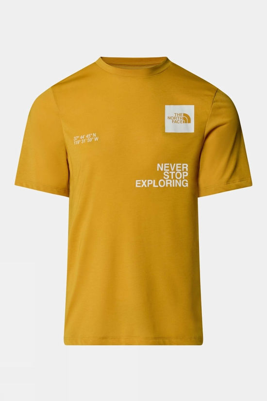 Mens Mountain Foundation Coordinates T-Shirt