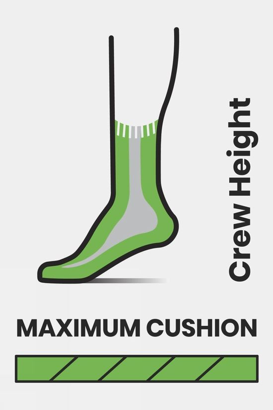 Mens Mountaineer Classic Edition Max Cushion Crew Socks