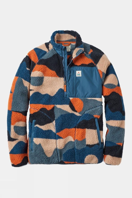 Mens Offroad Recycled Sherpa Half Zip Fleece