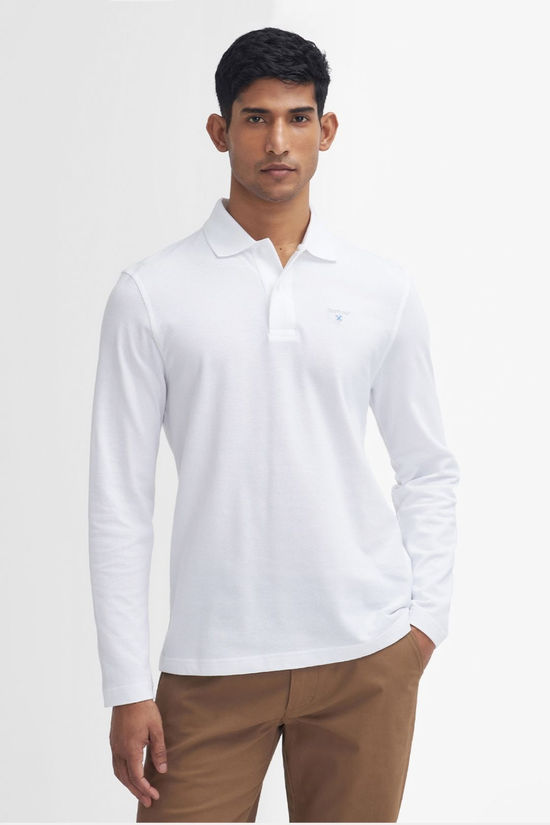 Mens Original Sports Long Sleeved Polo Shirt