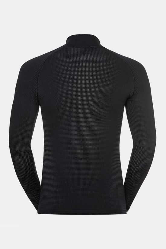 Mens Performance Warm Eco Long Sleeve Zip Neck Base Layer Top