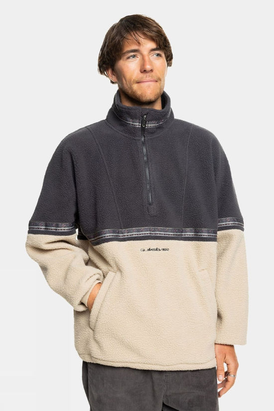 Mens Take Us Back Block Polar Half Zip Fleece