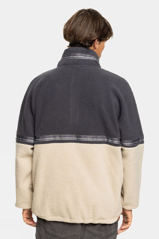 Mens Take Us Back Block Polar Half Zip Fleece