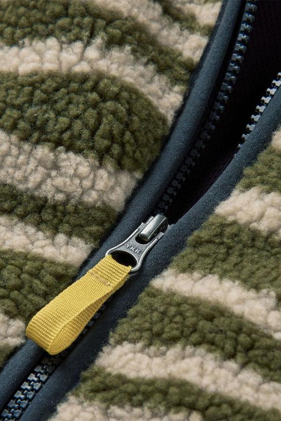 Mens Trekker Recycled Deep-Pile Sherpa Fleece