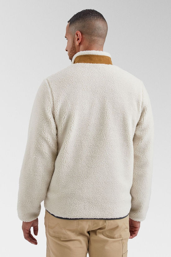 Mens Trekker Recycled Sherpa Full Zip Fleece