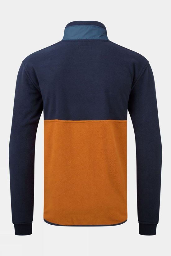 Mens Woodland Hoodless Half Zip Recycled Polar Fleece