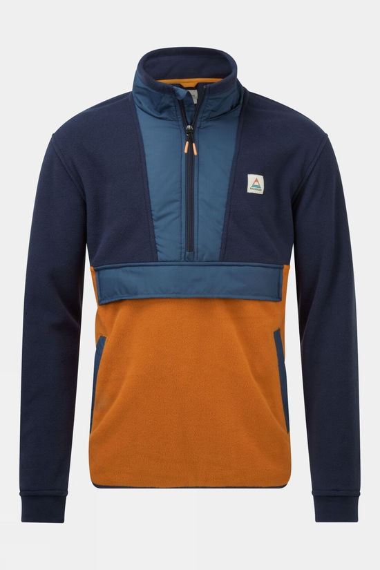 Mens Woodland Hoodless Half Zip Recycled Polar Fleece