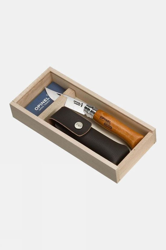 No.8 Classic Carbon Steel Knife with Sheath Gift Box
