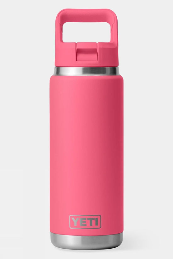 Rambler With Colour Straw Cap Drinks Bottle - 26oz / 769ml