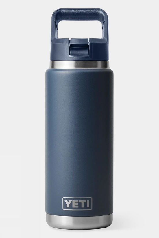 Rambler With Colour Straw Cap Drinks Bottle - 26oz / 769ml