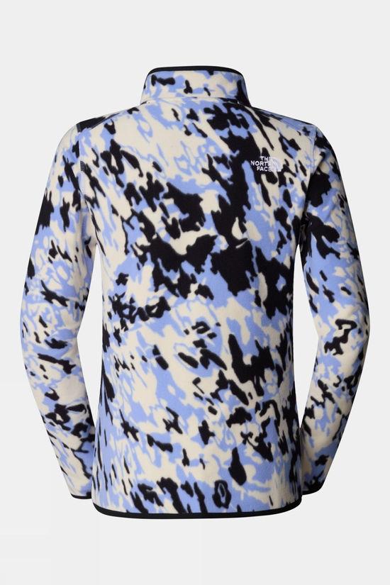 Womens 100 Glacier Printed Quarter Zip Fleece