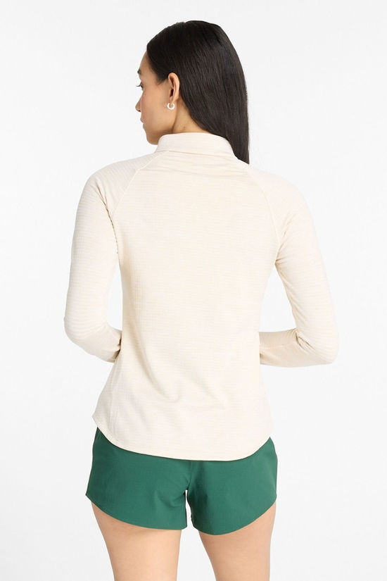Womens Athletics Heat Grid Half Zip Fleece