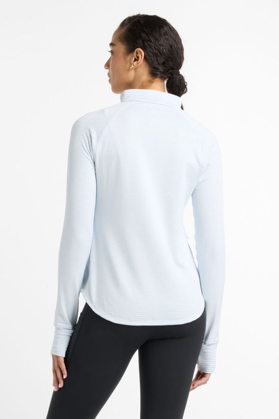 Womens Athletics Heat Grid Half Zip Fleece