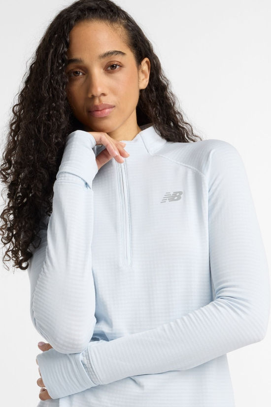 Womens Athletics Heat Grid Half Zip Fleece