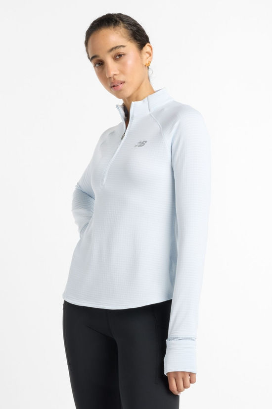 Womens Athletics Heat Grid Half Zip Fleece