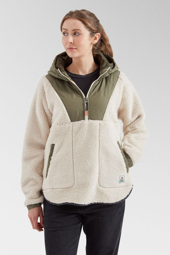 Womens Beaumont Recycled Sherpa Hooded Fleece