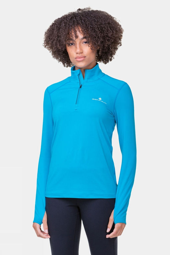 Womens Core Thermal Half Zip Long Sleeve Top