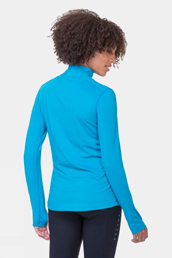 Womens Core Thermal Half Zip Long Sleeve Top