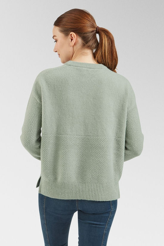 Womens Cove Recycled Knitted Jumper Sweatshirt