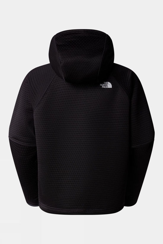 Womens Dotknit Thermal Full Zip Hoodie Fleece Jacket