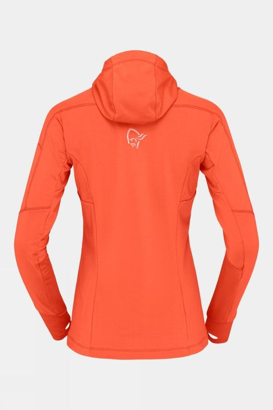Womens Falketind Power Grid Hood Fleece Jacket