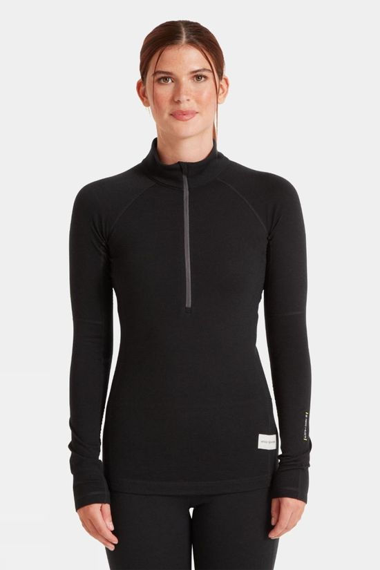 Womens Flatiron 185 Quarter Zip Base Layer Top