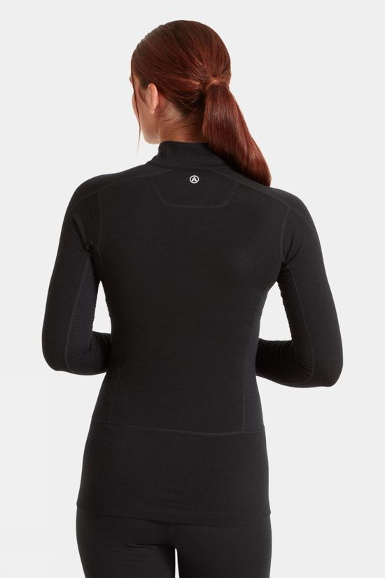 Womens Flatiron 185 Quarter Zip Base Layer Top