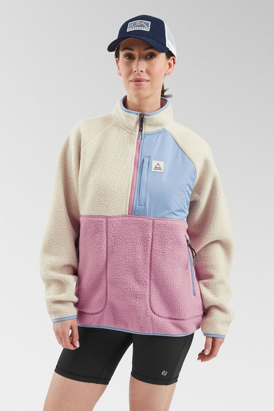 Womens Home 2.0 Half Zip Recycled Sherpa Fleece