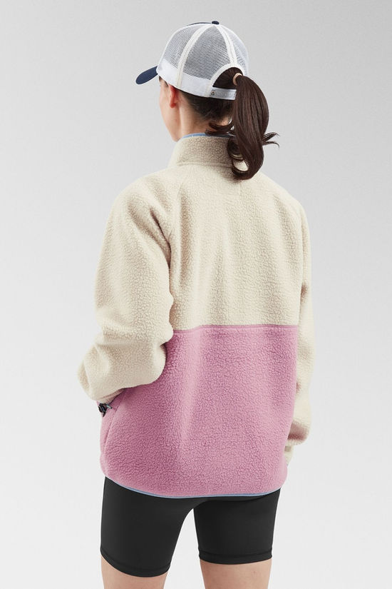 Womens Home 2.0 Half Zip Recycled Sherpa Fleece
