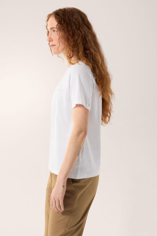 Womens Kragg SL Cotton Emblem Crew T-Shirt