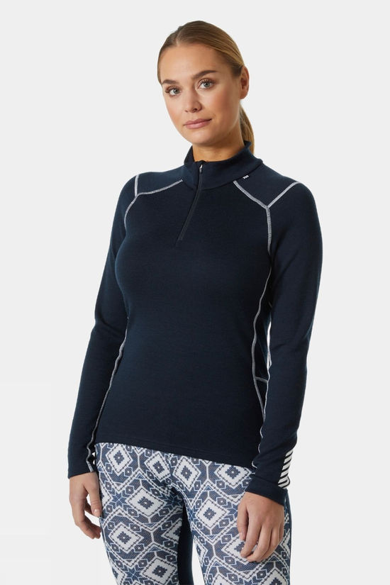 Womens Lifa Merino Midweight Half Zip Base Layer Top