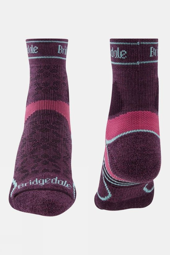 Womens Lightweight T2 Merino Sport 3/4 Crew Socks