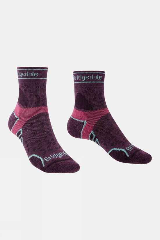 Womens Lightweight T2 Merino Sport 3/4 Crew Socks