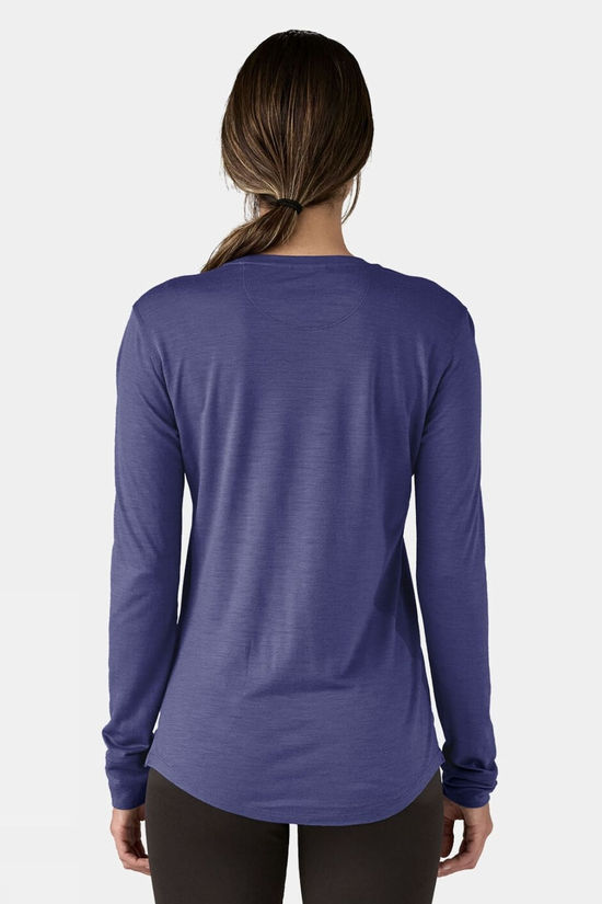 Womens Long-Sleeved Capilene Cool Merino Graphic Base Layer Top