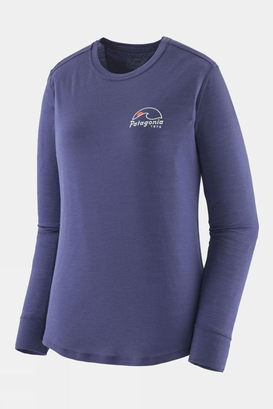 Womens Long-Sleeved Capilene Cool Merino Graphic Base Layer Top