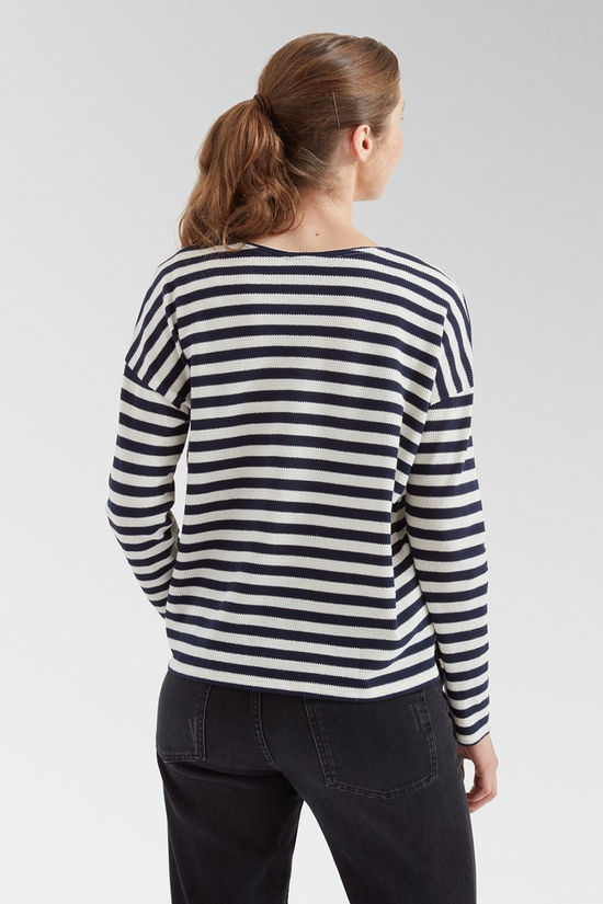 Womens Panorama Striped Long Sleeve T-Shirt