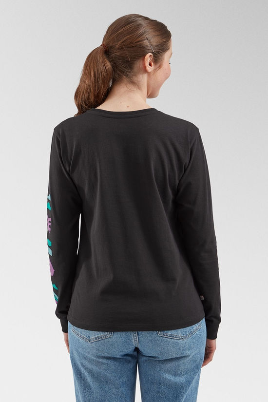 Womens Papercut Recycled Cotton Long Sleeve T-Shirt